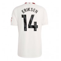 Pánský Fotbalový dres Manchester United Christian Eriksen #14 2023-24 Třetí Krátký Rukáv